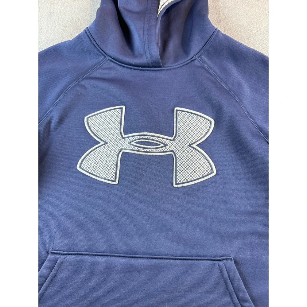 Youth‎ small Long Sleeve UA Armour Fleece Big Logo Hoodie